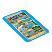 Isle of Wight, England, Garden Isle, Travel Magneet (Rechterzijde)