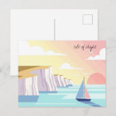Isle of Wight England Travel Briefkaart (Voorkant / Achterkant)
