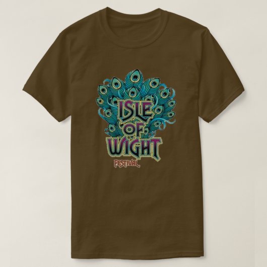 Isle of Wight Festivalpeace ock T-shirt (Design voorkant)