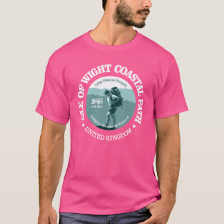 Isle of Wight kustpad grappig T-shirt