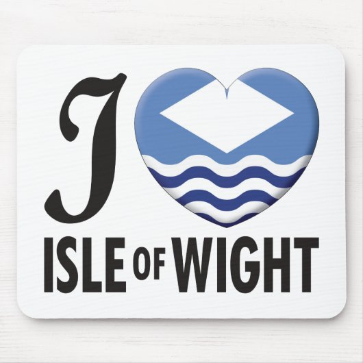 Isle of Wight Love Muismat (Voorkant)