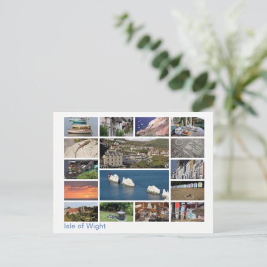 Isle of Wight multi-afbeelding 2 Briefkaart (Staand voorkant)