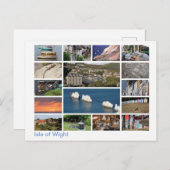 Isle of Wight multi-afbeelding 2 Briefkaart (Voorkant / Achterkant)