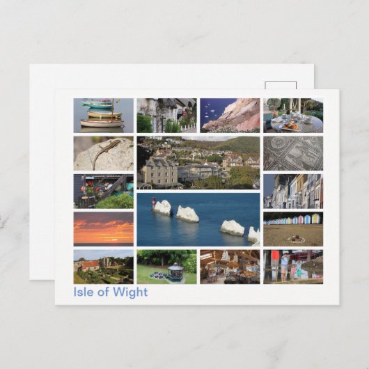 Isle of Wight multi-afbeelding 2 Briefkaart (Voorkant / Achterkant)