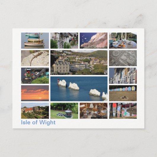Isle of Wight multi-afbeelding 2 Briefkaart (Voorkant)