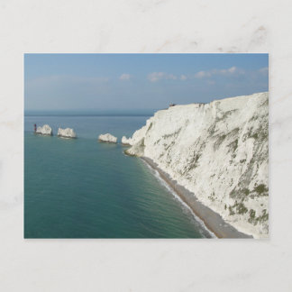Isle of Wight Needles and Cliffs Briefkaart