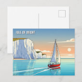 Isle of Wight - Reizen naar Engeland Briefkaart (Voorkant / Achterkant)