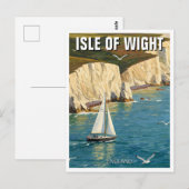 Isle of Wight - Reizen naar Engeland Briefkaart (Voorkant / Achterkant)