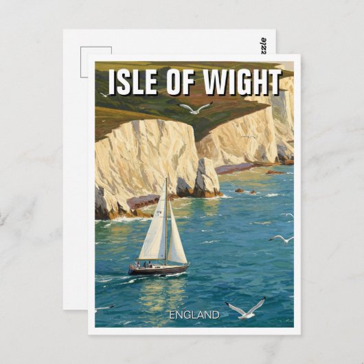 Isle of Wight - Reizen naar Engeland Briefkaart (Voorkant / Achterkant)