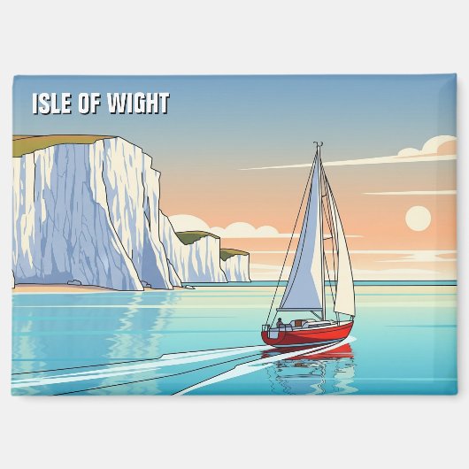 Isle of Wight - Reizen naar Engeland Magneet (Voorkant)