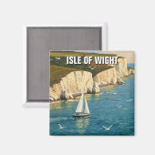 Isle of Wight - Reizen naar Engeland Magneet (Voorkant / Achterkant)