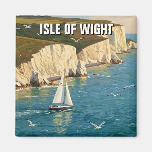 Isle of Wight - Reizen naar Engeland Magneet (Voorkant)