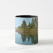 Isle Royale Malone Bay steiger en glas glad meer  Mok (Midden)