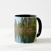 Isle Royale Malone Bay steiger en glas glad meer  Mok (Voorkant rechts)