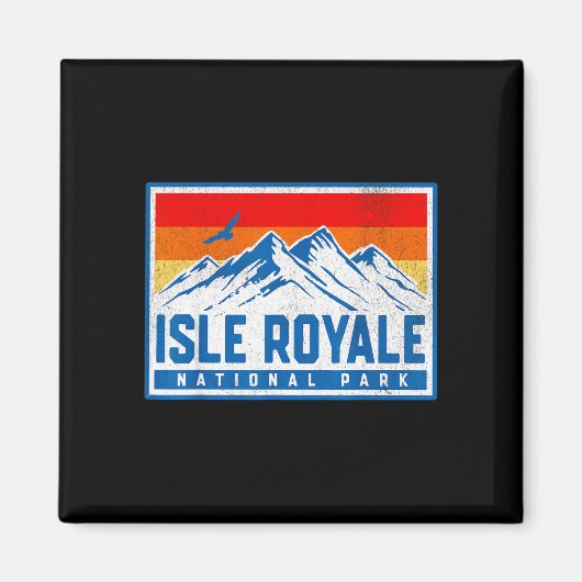 Isle Royale nationaal park Magneet (Voorkant)