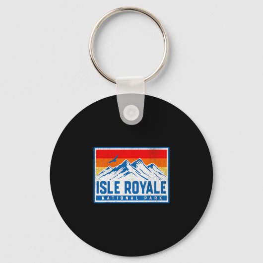 Isle Royale nationaal park Sleutelhanger (Voorkant)