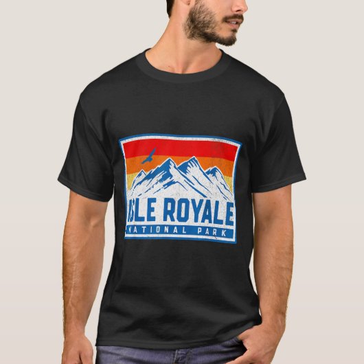 Isle royale nationaal park t-shirt (Voorkant)