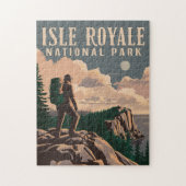 Isle Royale National Park Backpacken Reiskunst Legpuzzel (Verticaal)