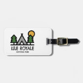 Isle Royale National Park Bagagelabel (Voorkant horizontaal)