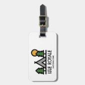 Isle Royale National Park Bagagelabel (Voorkant verticaal)