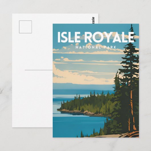 Isle Royale National Park Briefkaart (Voorkant / Achterkant)