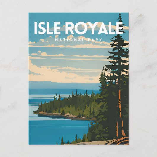 Isle Royale National Park Briefkaart (Voorkant)