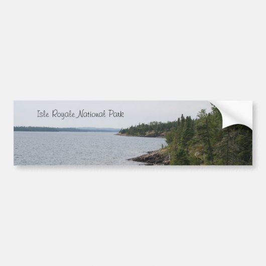 Isle Royale National Park Bumpersticker (Voorkant)