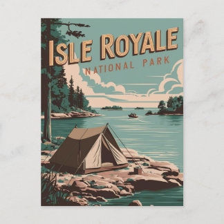  Isle Royale National Park Camping Feestdagenkaart