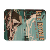  Isle Royale National Park Camping Magneet (Horizontaal)