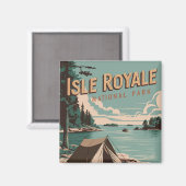  Isle Royale National Park Camping Magneet (Voorkant / Achterkant)