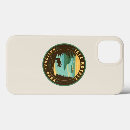 Isle Royale National Park Case-Mate iPhone Case (Achterkant (horizontaal))