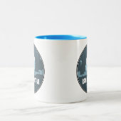 Isle Royale National Park Deer Tweekleurige Koffiemok (Center)