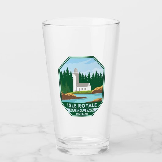 Isle Royale National Park Glas (Voorkant)