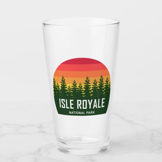 Isle Royale National Park Glas (Voorkant)