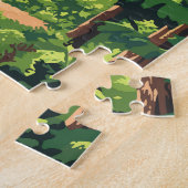 Isle Royale National Park Illustratie Reizen Kunst Legpuzzel (Zijkant)