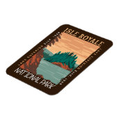 Isle Royale National Park Lake Superior Distress Magneet (Linkerzijde)