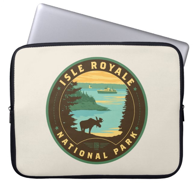 Isle Royale National Park Laptop Sleeve (Voorkant)
