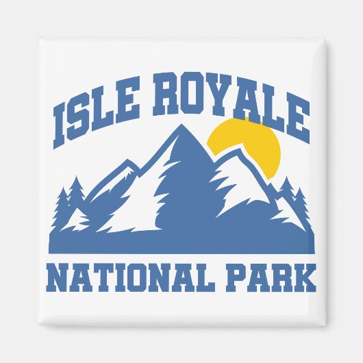 Isle Royale National Park Magneet (Voorkant)