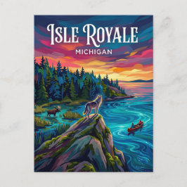 Isle Royale National Park Michigan Briefkaart