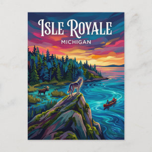 Isle Royale National Park Michigan Briefkaart