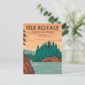 Isle Royale National Park Michigan  Briefkaart (Staand voorkant)