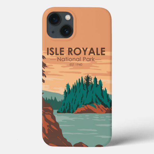 Isle Royale National Park Michigan  Case-Mate iPhone Case (Achterkant)