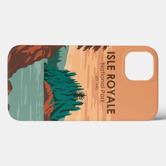 Isle Royale National Park Michigan  Case-Mate iPhone Case (Achterkant (horizontaal))