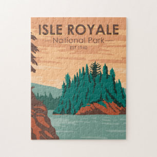 Isle Royale National Park Michigan  Legpuzzel