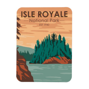 Isle Royale National Park Michigan  Magneet