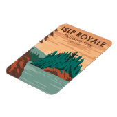 Isle Royale National Park Michigan Magneet (Linkerzijde)