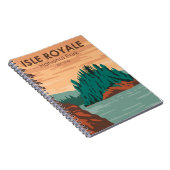 Isle Royale National Park Michigan Notitieboek (Rechterzijde)