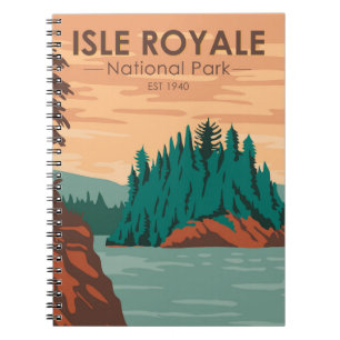 Isle Royale National Park Michigan  Notitieboek