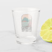 Isle Royale National Park Michigan Shot Glas (Achterkant)