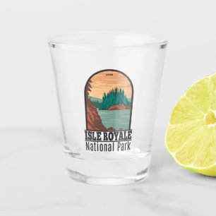 Isle Royale National Park Michigan Shot Glas